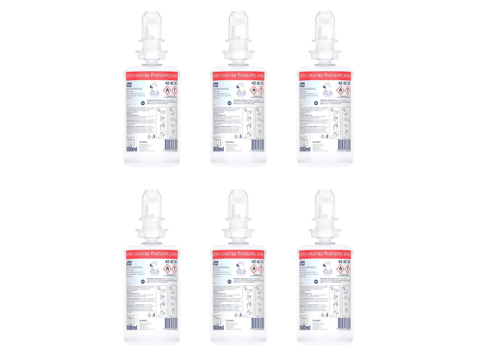 Preparat w płynie S4 TORK 424218 DEZYNFEKCJA EXTRA 6x 1L
